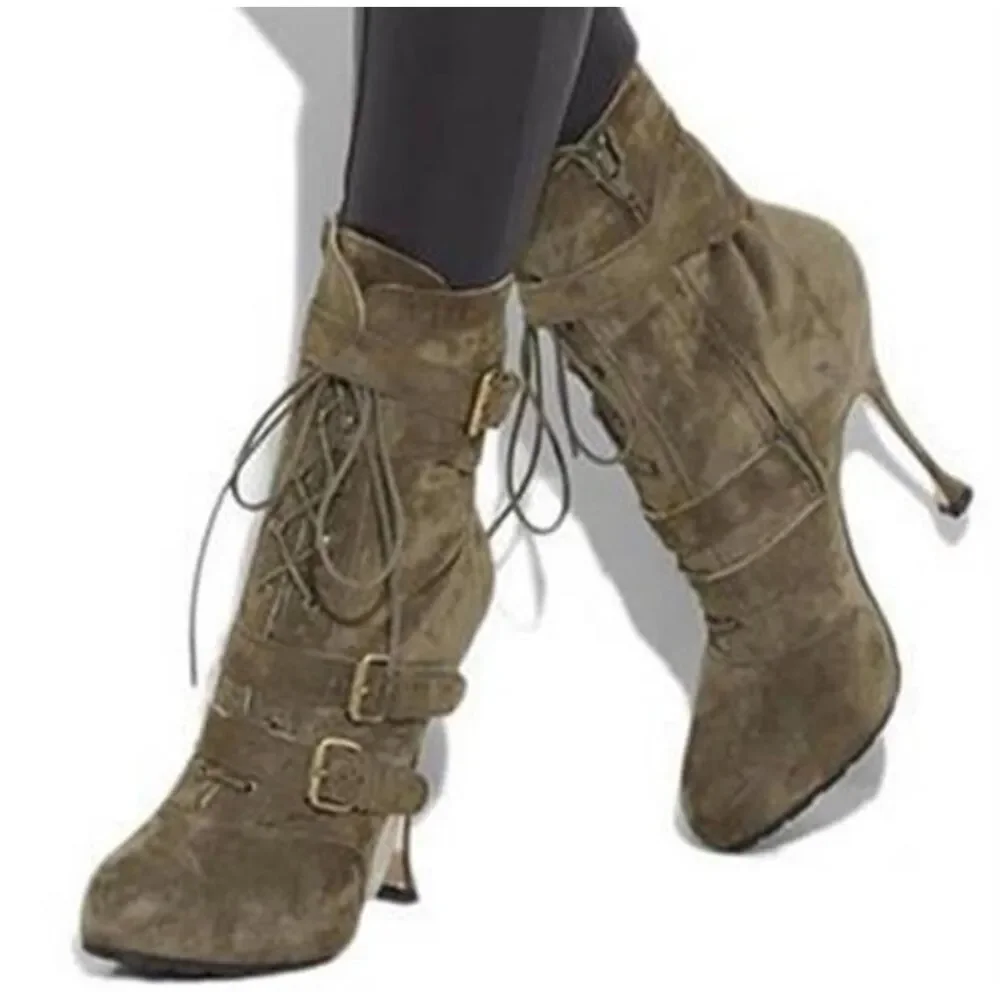 Brian Atwood green suede